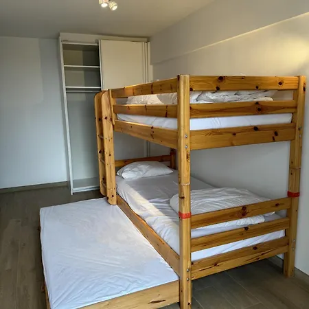 Digue Panoramique Blankberge 3 Ch 6 Pers 2 Sdb Wifi 아파트